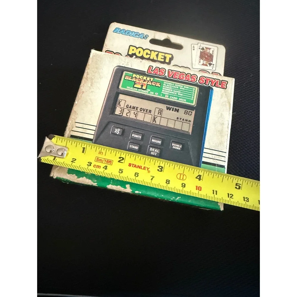 nos Radica Pocket Blackjack 21 Las Vegas Style Electronic Handheld‎ Game